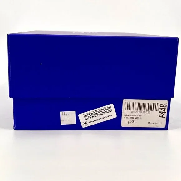 P448 Monza Sneaker Size EU 39 Suede Leather Upper Lavender Gum Sole - Picture 16 of 16